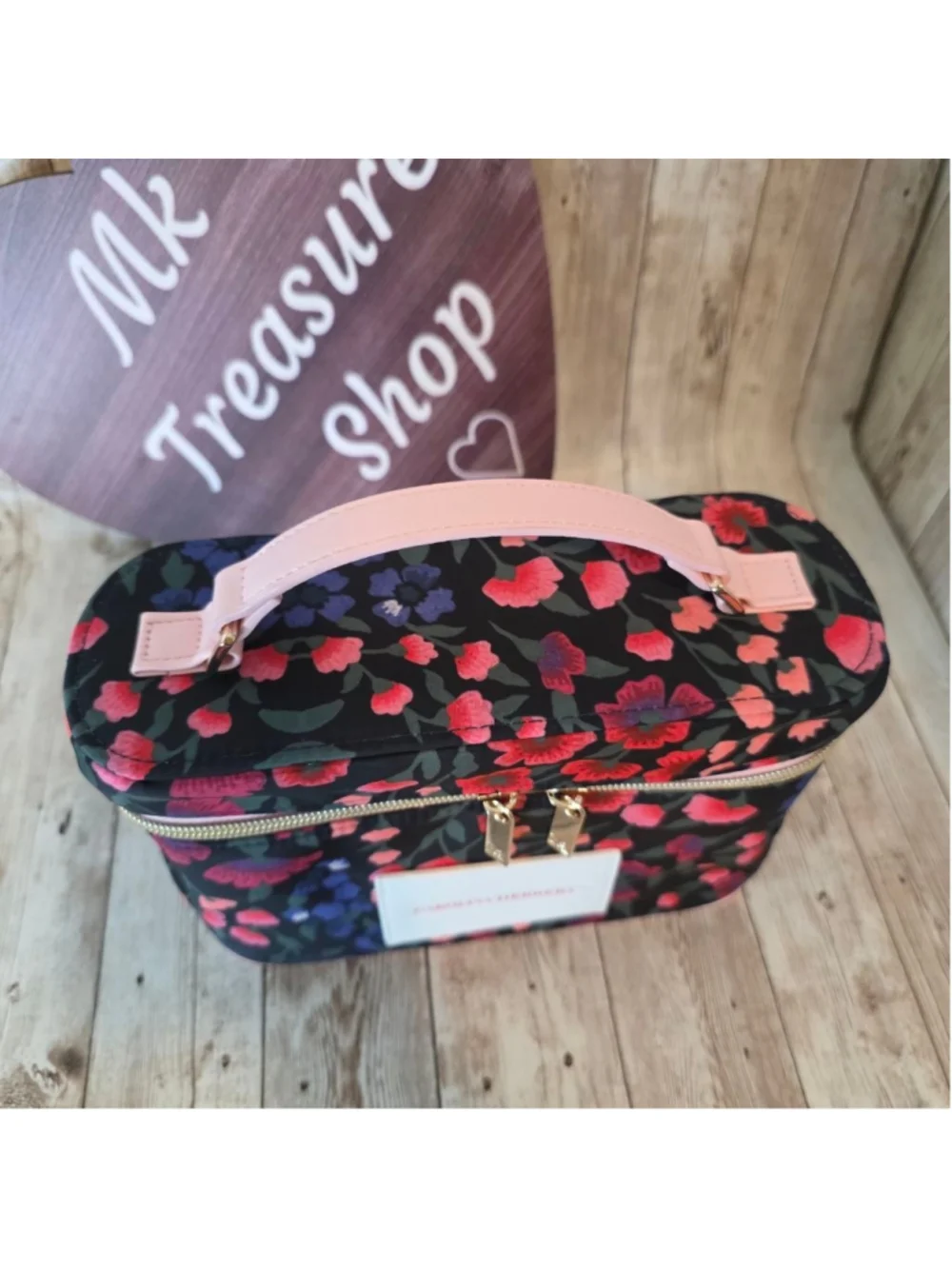 Carolina Herrera Floral Cosmetic Bag NWOT